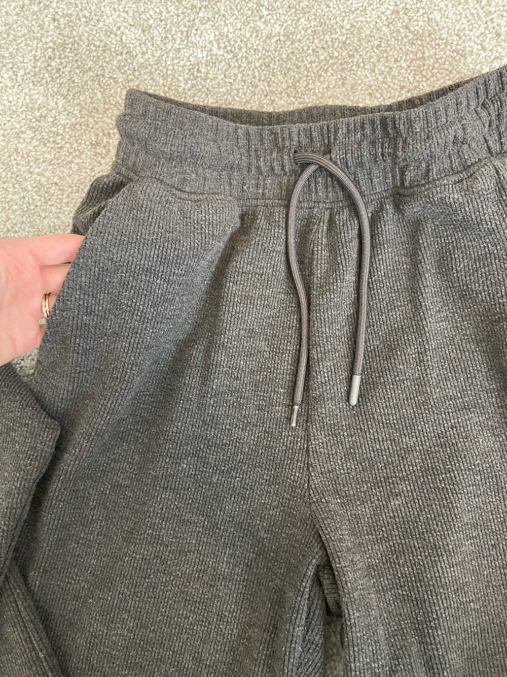 Jockey Brown Cozy Knit Loungewear Set - Sweatshirt & Drawstring Pants π€π«Άπ» - Picture 2 of 12